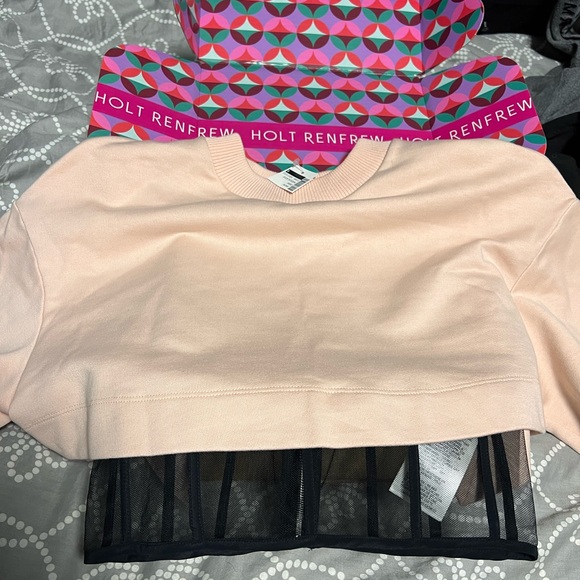 Brand new Alexander McQueen crop corset sweatshirt - Picture 3 of 3